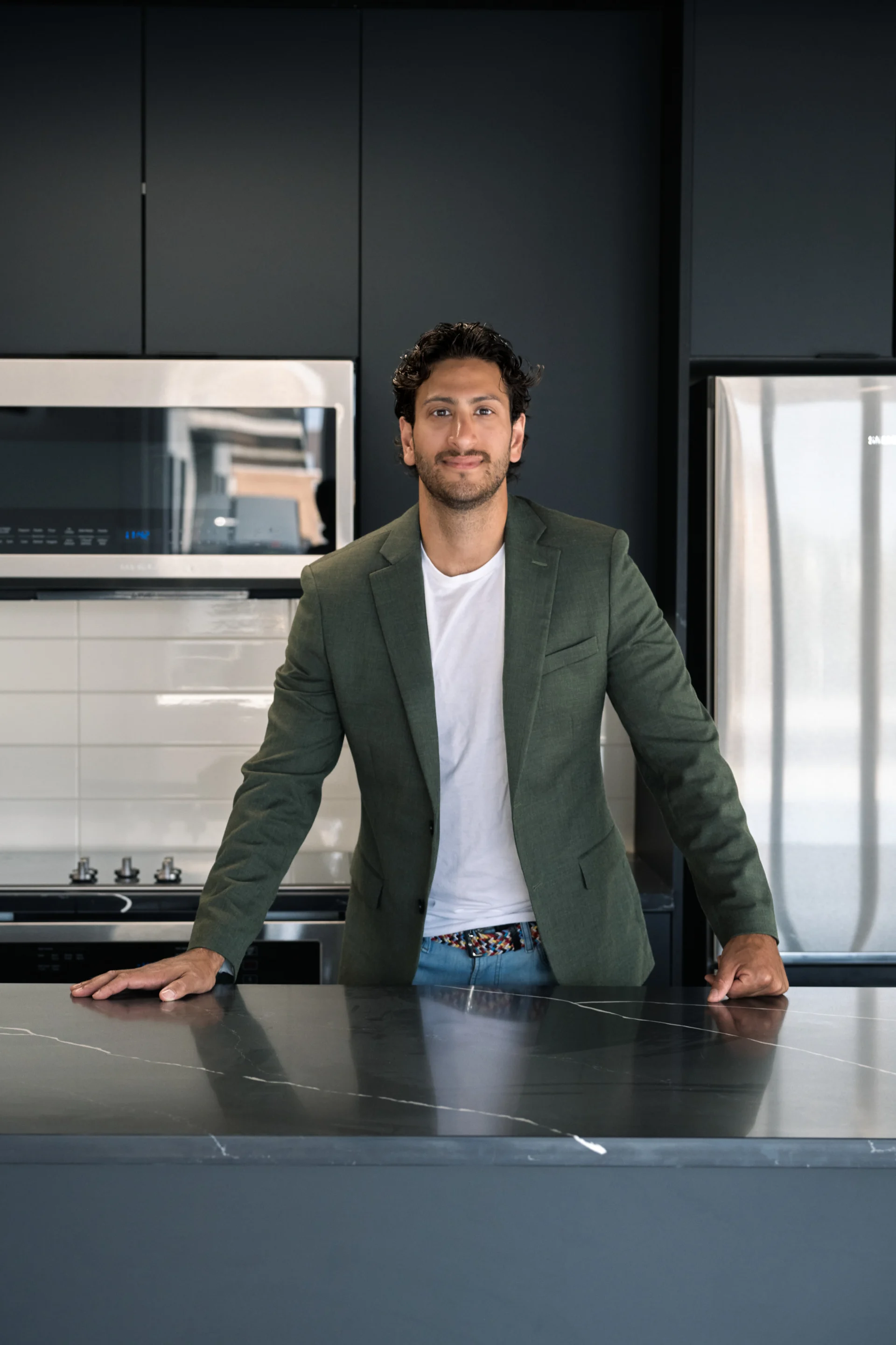 Portrait of Neyaz Saberi, President of People Properties Limited